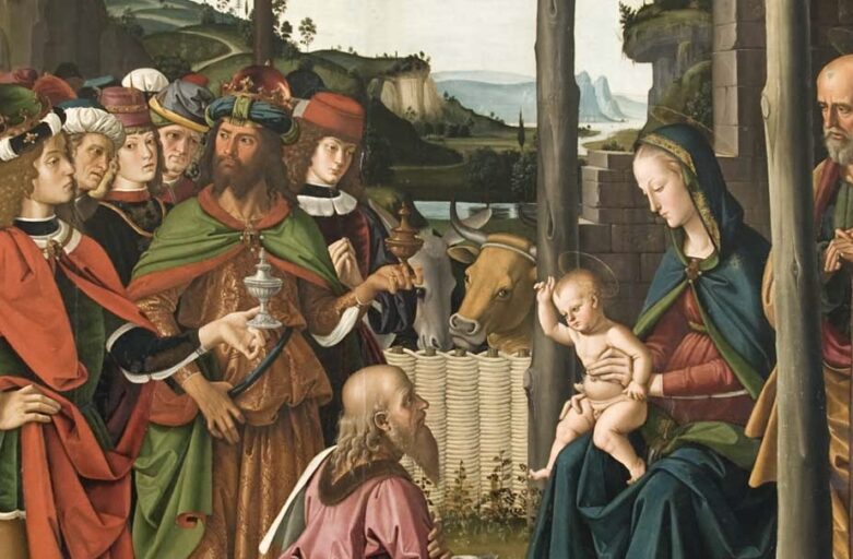 Adorazione dei Magi conservata presso la Galleria Nazionale dell'Umbria a Perugia