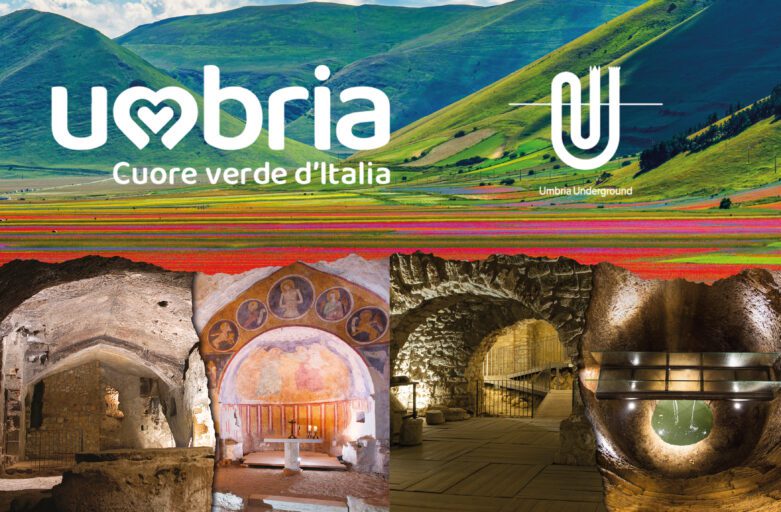 Copertina Perugia Sotterranea alla XXV edizione della Borsa Mediterranea del Turismo Archeologico di Paestum.